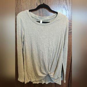 Latched Mama Sage Twist Front NURSING Top